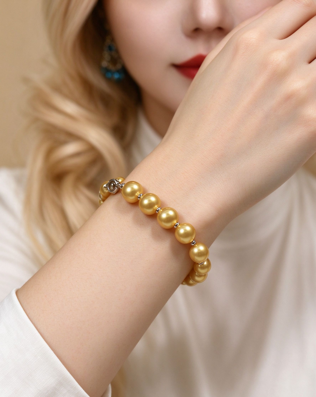 Round Freshwater Pearl Bracelet